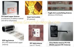 RFID- und NFC-Antennenplatine